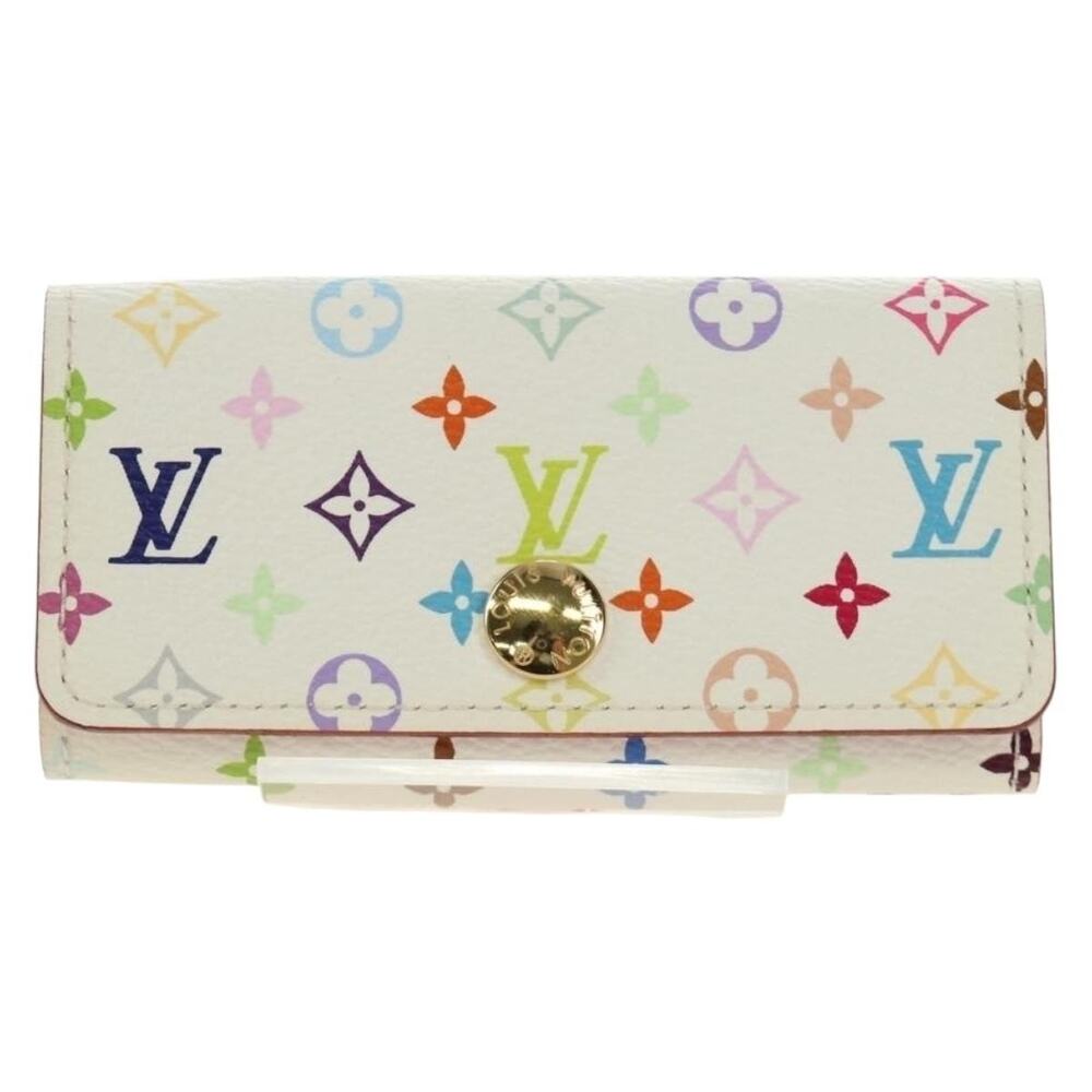 Louis Vuitton Monogram Multicolor Multicles 4 Key Case White